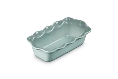 Heritage Fluted Loaf Pan, Sea Salt Le Creuset
