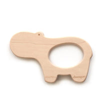 Hippo Wooden Teether - Greenhouse Home