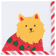Holiday Hounds Cocktail Napkin Danica Jubilee