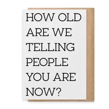 How Old - Greeting Card Paisley & Parsley