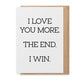 I Win - Greeting Card, [product_price]- Greenhouse Home