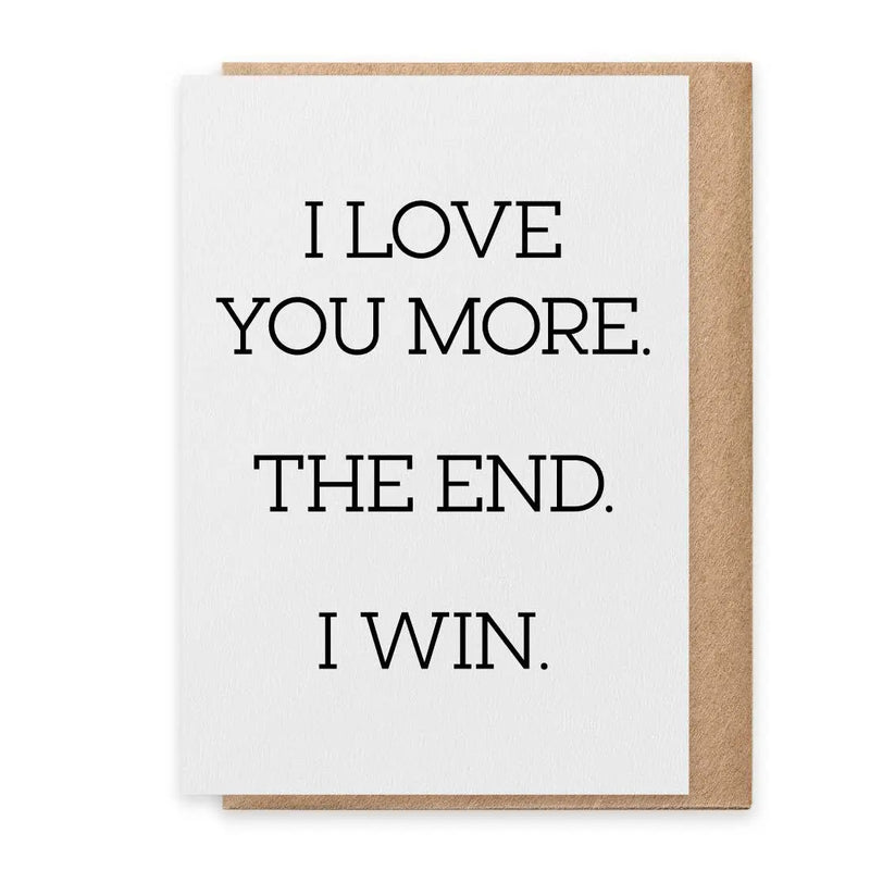 I Win - Greeting Card, [product_price]- Greenhouse Home