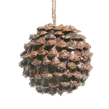 Iced Pincone Ornament Raz Imports