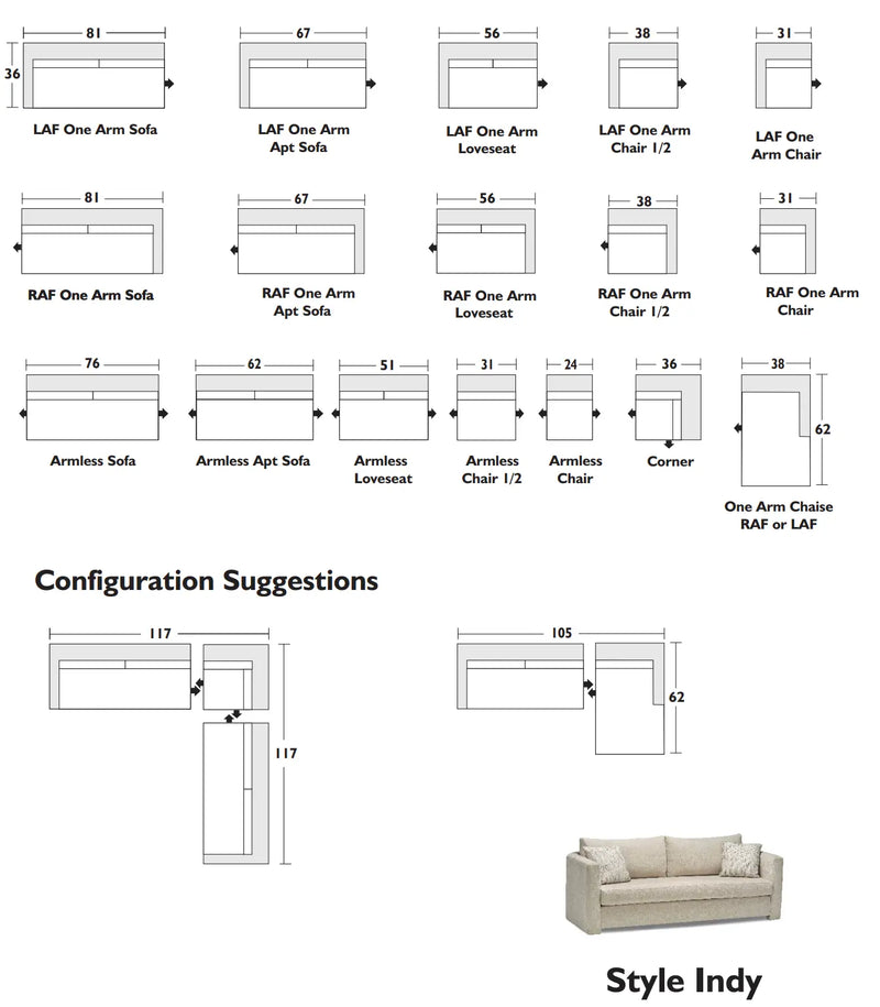 Indy Sofa Stylus