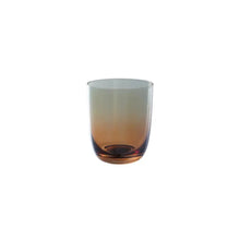 Iridescent Amber + Green Ombre Drinking Glass, 10oz Greenhouse Home