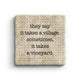 It Takes a Vineyard - Marble Coaster Paisley & Parsley