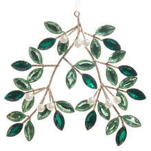 Jeweled Mistletoe Ornament Raz Imports