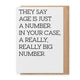 Just a Number - Greeting Card, [product_price]- Greenhouse Home