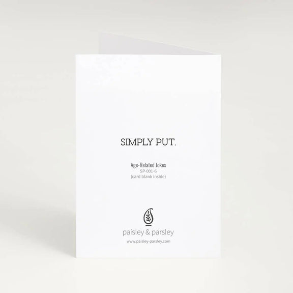 Just a Number - Greeting Card, [product_price]- Greenhouse Home