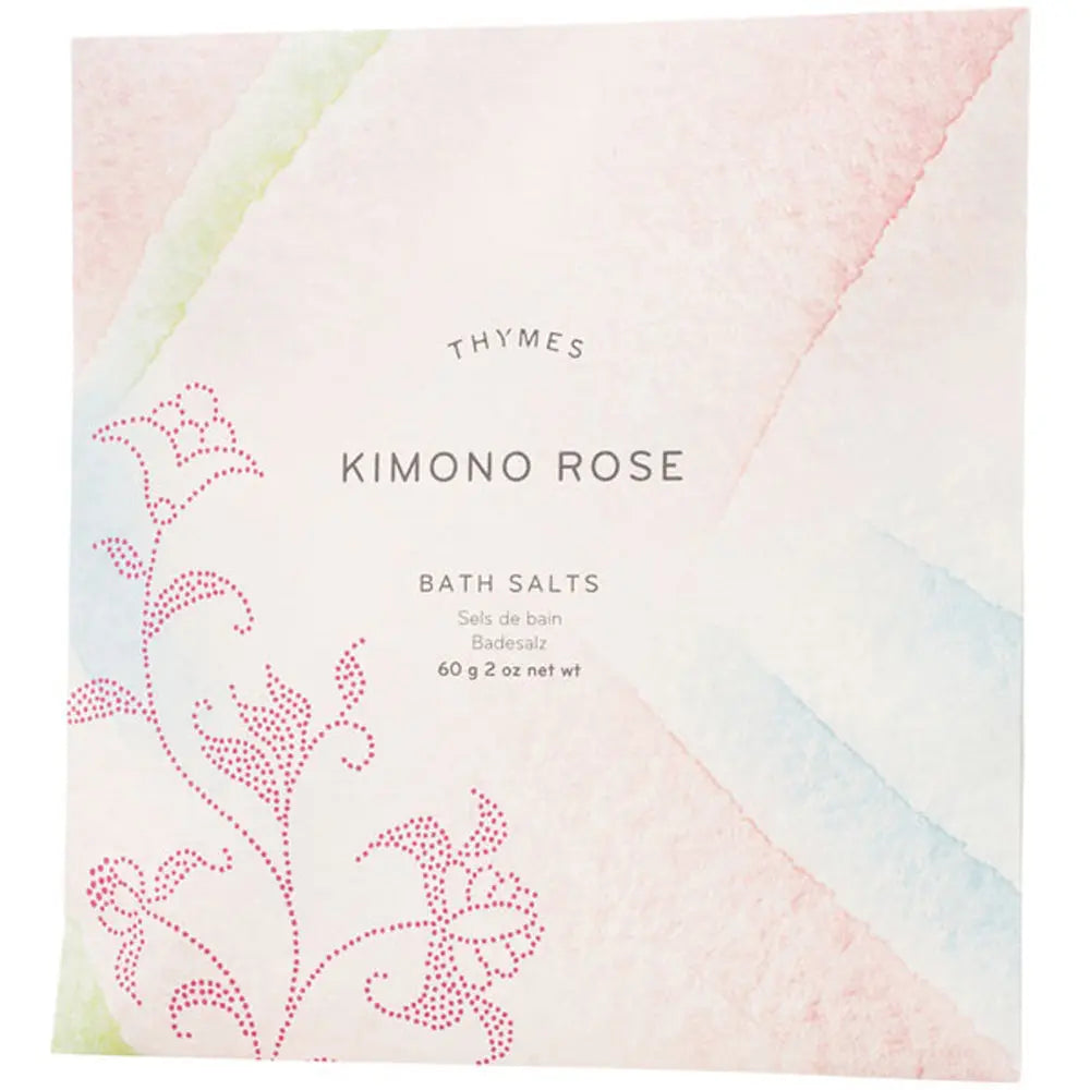 Kimono Rose Bath Salts Envelope - Greenhouse Home
