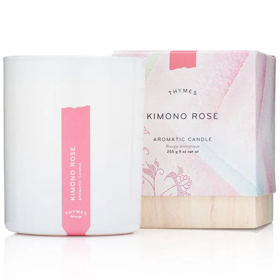 Kimono Rose Candle - Greenhouse Home