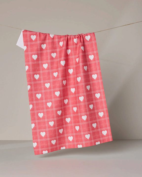 Kind Spirit Red Tea Towel, [product_price]- Greenhouse Home