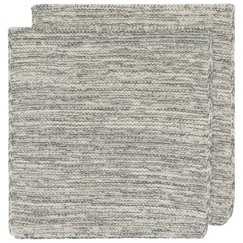 Knit Heirloom Dishcloths, Set of 2 - Greenhouse Home