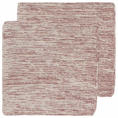 Knit Heirloom Dishcloths, Set of 2 - Greenhouse Home