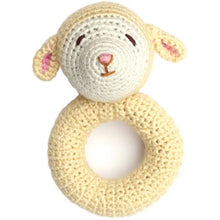 Lamb Ring Crocheted Rattle - Greenhouse Home