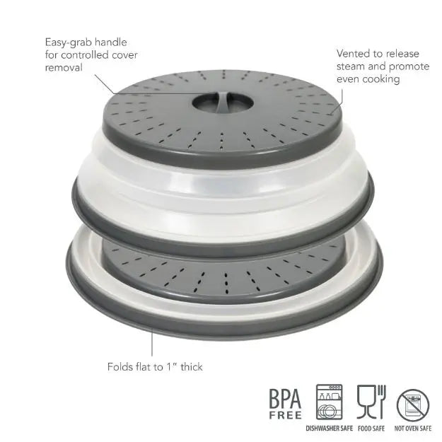 Large Collapsible Microwave Food Cover Tovolo