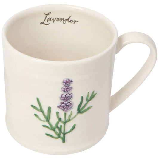 Lavender Embossed Mug Now Designs by Danica