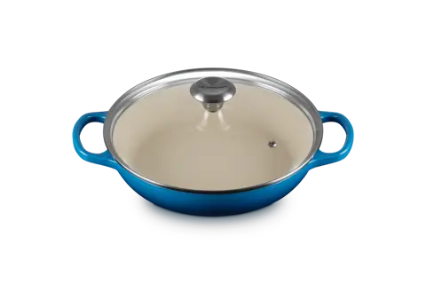 Le Creuset Signature Round Braiser with Glass Lid, 2.25 qt. Le Creuset