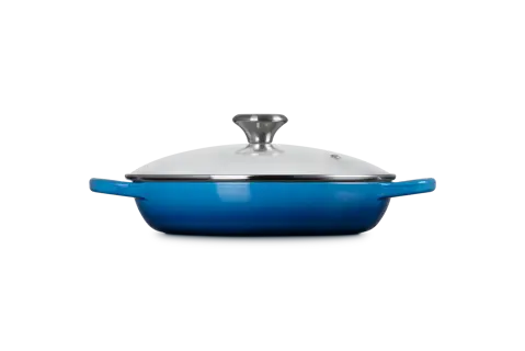 Le Creuset Signature Round Braiser with Glass Lid, 2.25 qt. Le Creuset