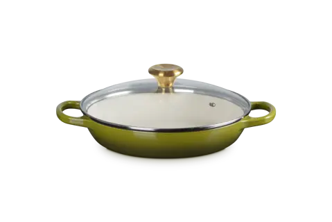Le Creuset Signature Round Braiser with Glass Lid, 2.25 qt. Le Creuset