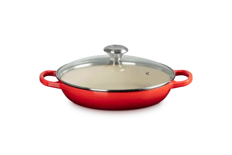 Le Creuset Signature Round Braiser with Glass Lid, 2.25 qt. Le Creuset