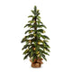 Lighted Faux Pine Tree in Burlap Bag Raz Imports