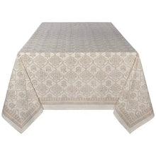 Lotus Block Print Tablecloth - Greenhouse Home