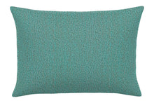 Lumbar Outdoor Pillow, Crosshatch Lagoon Casual Cushion