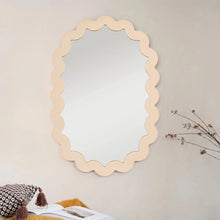MDF Scalloped Wall Mirror Greenhouse Home