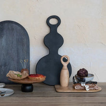 Mango Wood Arched Cheese/Cutting Board, Natural Bloomingville