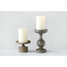 Mango Wood Candleholder - Greenhouse Home