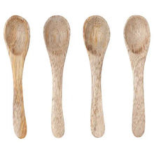 Mango Wood Mini Spoons-Set of 4, [product_price]- Greenhouse Home