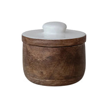 Mango Wood Pinch Pot with Lid Greenhouse Home