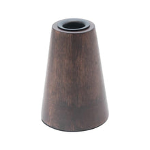 Mango Wood Taper Holder, Walnut Finish - Greenhouse Home