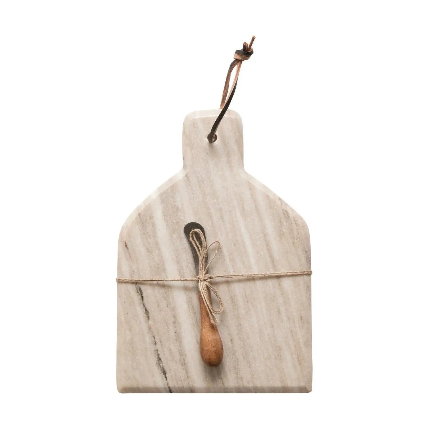 Marble Cheese Cutting Board w/Knife Greenhouse Home