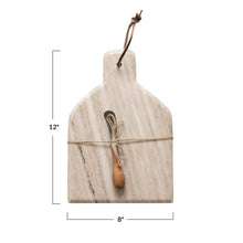 Marble Cheese Cutting Board w/Knife Greenhouse Home