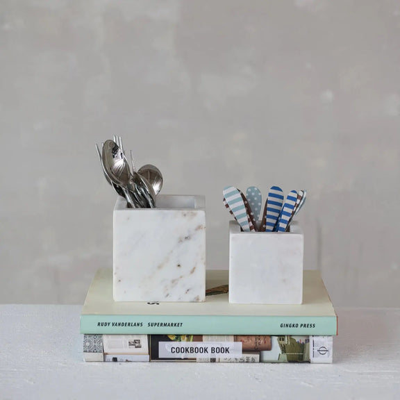 Marble Container, White Greenhouse Home
