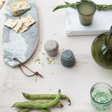 Marble Stackable Salt + Pepper Shakers, Set of 2, [product_price]- Greenhouse Home