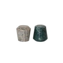 Marble Stackable Salt + Pepper Shakers, Set of 2, [product_price]- Greenhouse Home