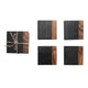 Marble & Acacia Wood Coasters, Set of 4 Greenhouse Home