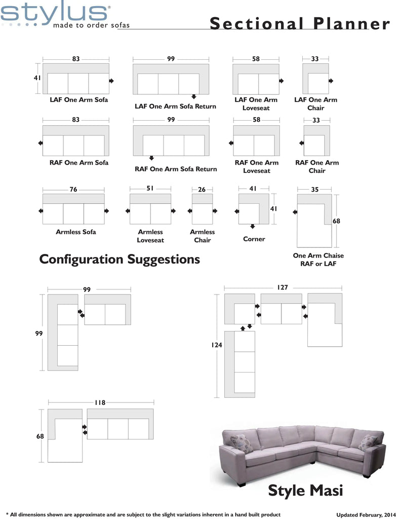 Masi 3 Seat Sofa - Greenhouse Home