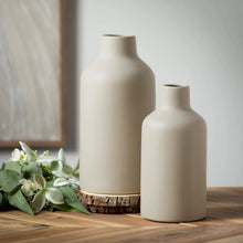 Matte Gray Bottle Vase, [product_price]- Greenhouse Home