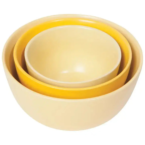 Matte Prep Bowl, Set of 3, [product_price]- Greenhouse Home