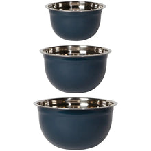 Matte Steel Nesting Mixing Bowls, Set of 3, [product_price]- Greenhouse Home