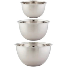 Matte Steel Nesting Mixing Bowls, Set of 3, [product_price]- Greenhouse Home