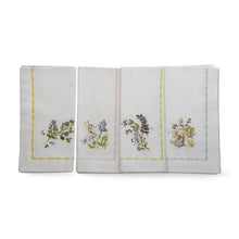 Meadow Embroidered Napkins, 4 Styles TAG