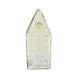 Mercury Glass House, Silver Finish