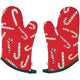 Merry Mints Oven Mitts, Set of 2, [product_price]- Greenhouse Home