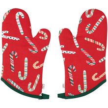 Merry Mints Oven Mitts, Set of 2, [product_price]- Greenhouse Home
