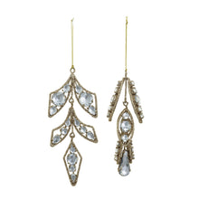 Metal & Plastic Ornament w/ Jewels & Glitter Greenhouse Home